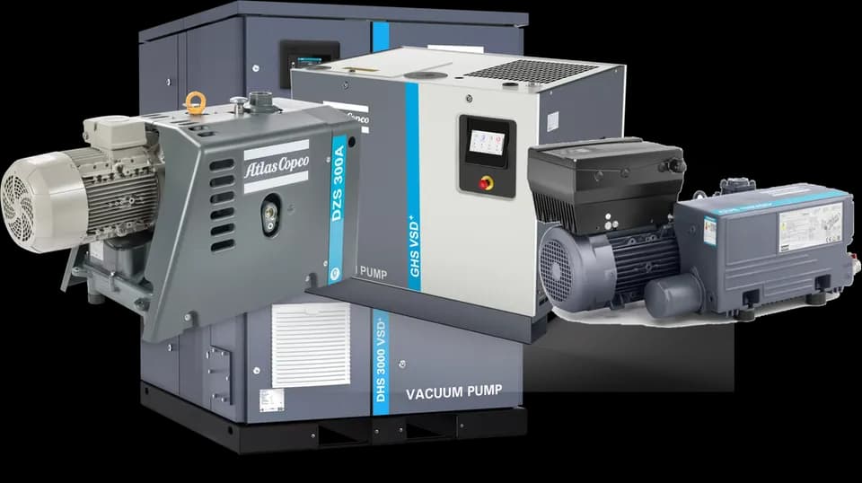 Atlas Copco vacuum pumps